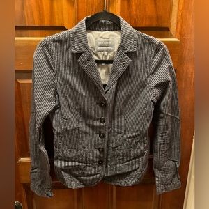 New Haven classy button down striped jacket in size 0